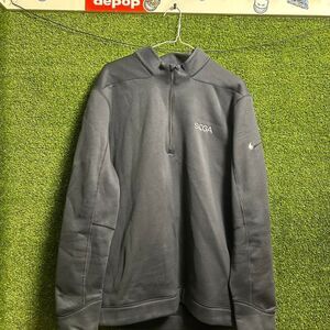 Nike Men's Black and Grey Sweatshirt